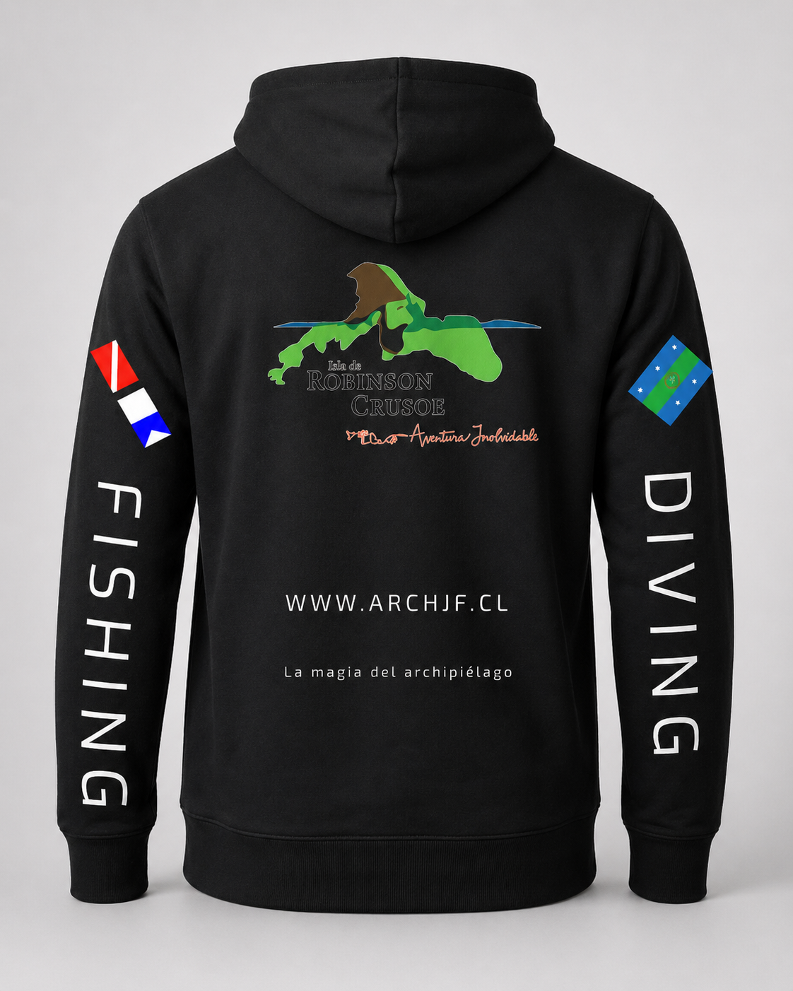 Hoodie “Robinson Crusoe Expedition Black”