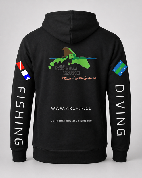 Hoodie “Robinson Crusoe Expedition Black”