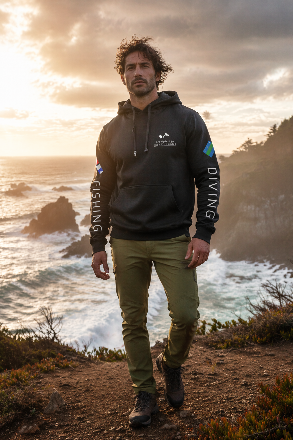 Hoodie “Robinson Crusoe Expedition Black”