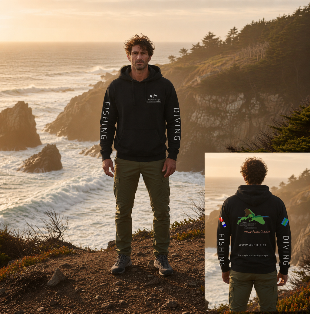 Hoodie “Robinson Crusoe Expedition Black”