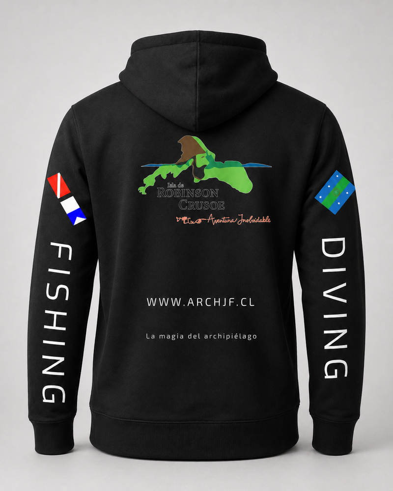 Hoodie “Robinson Crusoe Expedition Black”